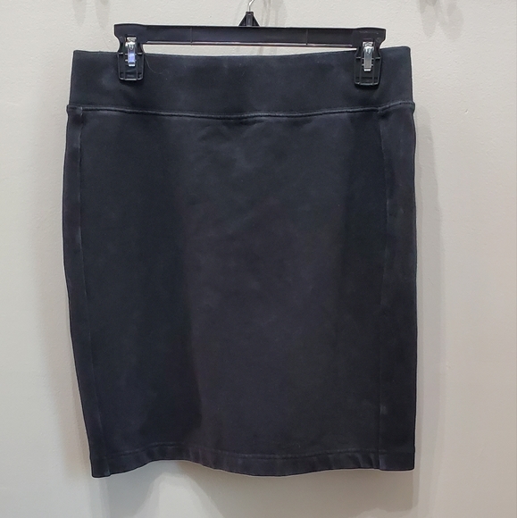 GAP FADED BLACK COTTON SWEATSHIRT MINI SKIRT. - Picture 5 of 7